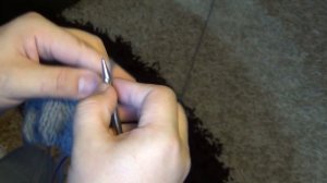 Мужчина вяжет или как я вязал мужской шарф спицами!