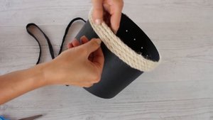 ?5 ИДЕИ поделок ИЗ ДЖУТА (джутового каната) и пластиковых ведер своими руками. Jute craft ideas eas