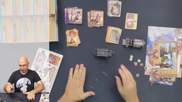 COLT EXPRESS: COURIERS & ARMORED TRAIN • Unboxing [EN] смотреть онлайн