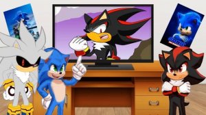 Movie Sonic, Movie Shadow and Silver.Exe React to Sonic: Nazo Unleashed
