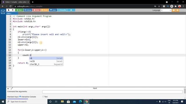TCS NQT Previous Year Coding Question |  Commad Line Argument  | Sum of prime numbers