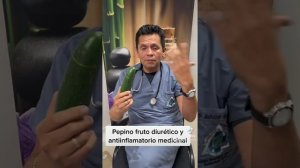 #pepino Fruta medicinal diurética y protector del sistema cardiovascular