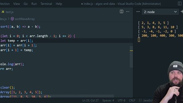 Conquer the JavaScript Interview: Sort a Wave Array [Beginner Skill Level]