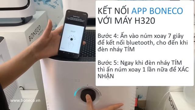 Hướng dẫn sử dụng Máy lọc không khí tạo ẩm Boneco H320 chi tiết смотреть онлайн