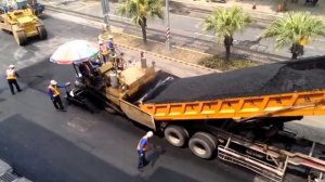 Как Китайцы кладут асфальт 2019