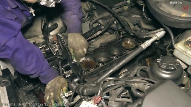 Меняем прокладку ГБЦ. OPEL OMEGA B, 1995, X20XEV [OMEGA LIVE #Ремонт-5] смотреть онлайн