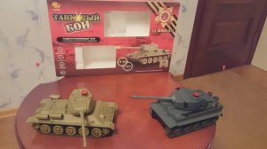 Танковый бой Т34 vs Тигра