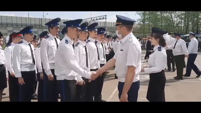 Посвящение в юнармейцы в Петровской кадетской школе 1МКК 15 мая 2021 года