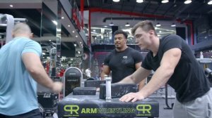 LARRY vs SLOVAKIAN NATIONAL CHAMP FILIP HRITZ WHO BEAT RVJ + BIG RAMY TRIES ARM WRESTLING