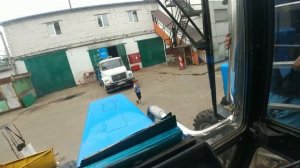 Самый Тихий глушитель на МТЗ вдоль кабины из нержавейки