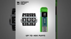 N ONE DISPOSABLE E-CIG PODS 400puffs