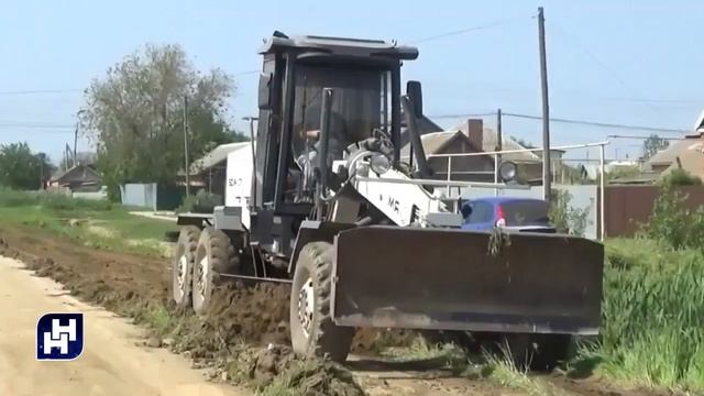 Грейдирование дорог в п. Западный будет завершено