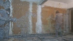Демонтаж стен в хрущёвке