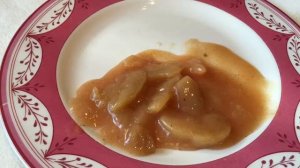 Apple Pieces in Spiced Sauce MRE side by Wornick (Meal Ready to Eat)