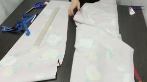 Как сшить длинное платье с рукавами без выкройки? Платье в стиле Dolce & Gabbana часть 1