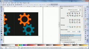 GIF Animation #2: Two Gears -Inkscape Photoshop