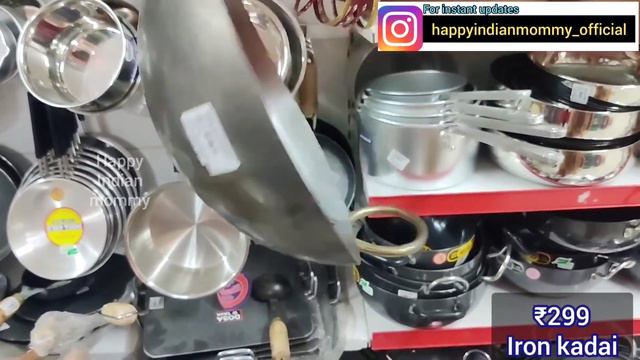 Amazing steel kitchen-ware, nonstick cookware, gadgets, storage & spice organisers, racks, crockery