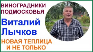 Виноградник Виталия Лычкова г. Сергиев Посад  МО.  Реконструкция теплицы и кое что из новинок.