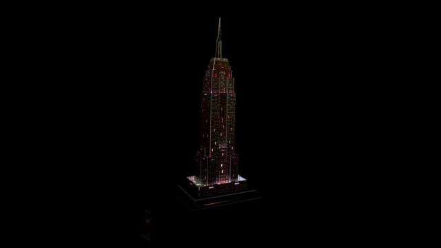 3D Puzzle with LED lighting - Empire State Building