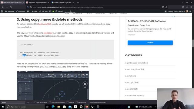 [EN 84] Scripting AutoCAD operations with Python using pyautocad