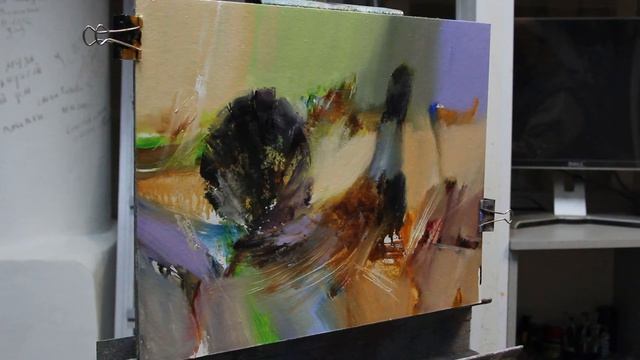 Живопись маслом. Мастер класс Виктора Подгорного. "ГЛУХАРЬ"