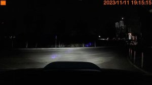 LED лампы k5c mini на подземной парковке.