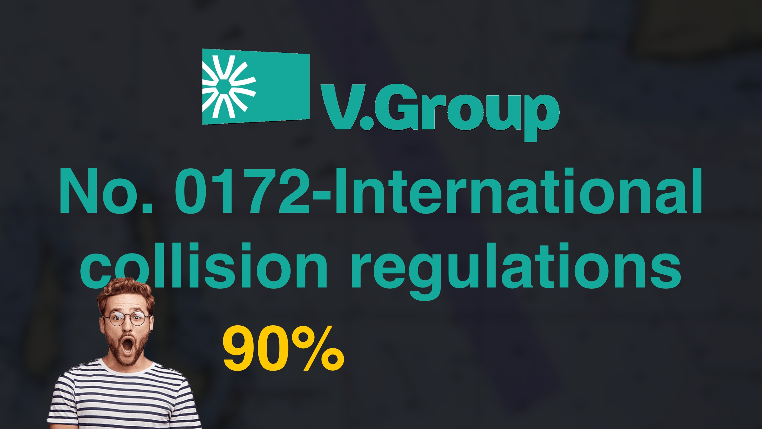 90% - No. 0172-International collision regulations, прохожу тест