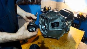 Компрессор из ДВС (ВАЗ-2108). Сборка блока цилиндров. Do compressor from engine (VAZ-2108).