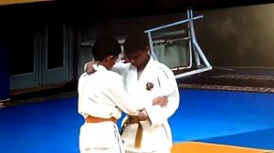 Приёмы на оранжевый пояс по дзюдо.