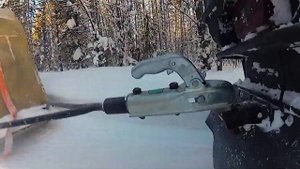 Автомобильный фаркоп на снегоход.