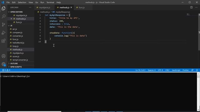 JavaScript Methods Explained | Methods VS Functions смотреть онлайн