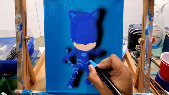 Painting Catboy From PJ Masks смотреть онлайн