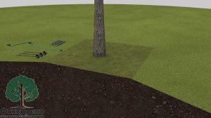 Комплект для крепления деревьев НАЗЕМНЫЙ-ЗЕЛЕНЫЙ