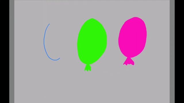 Как рисовать воздушные шары.Как рисовать на планшете. смотреть онлайн
