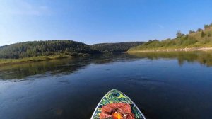 Сплав по реке Вишера на SUP доске.