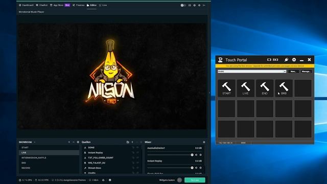 Kostenlose Stream Deck Alternative | Touch Portal Streamlabs OBS Integration (2019) смотреть онлайн