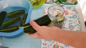 Огурцы на зиму// Вкусные переростки консервированные