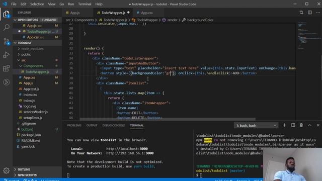 TODO LIST REACT WEB APP смотреть онлайн