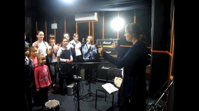 Запись диска "Солнышко проснется" в студии звукозаписи (октябрь-ноябрь 2016 г.). смотреть онлайн