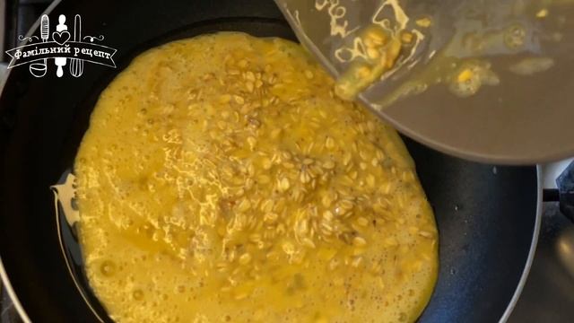 Надоїла вівсяна каша?приготуй вівсяний блін!