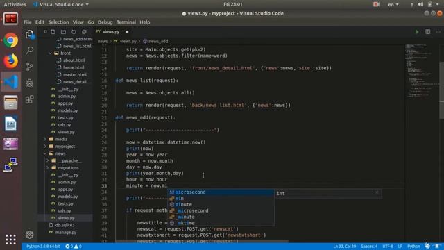 Use Date and Time | Python and Django