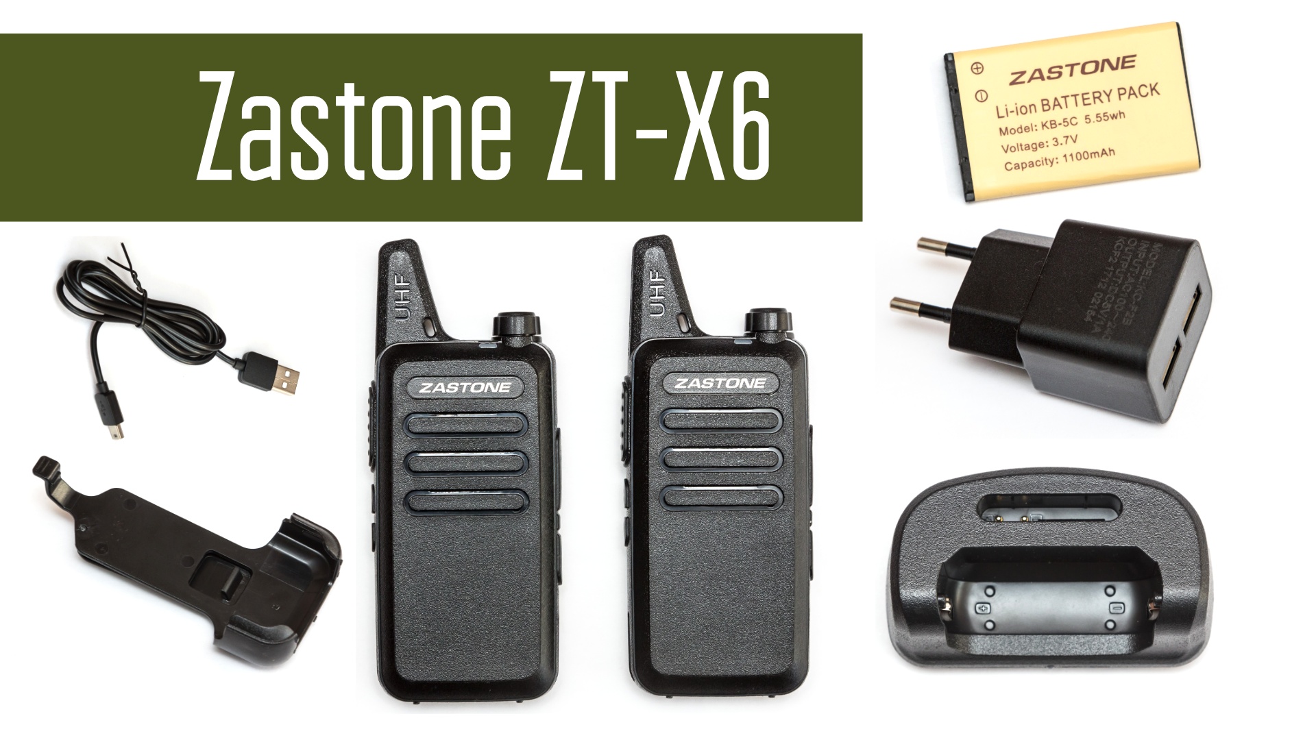 Zastone ZT X6 - Носимая UHF радиостанция. Обзор. Проверка в полях. Разборка.