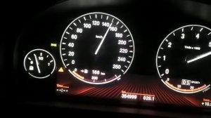 BMW 750i F01 408hp 0-100 0-200 100-200 acceleration