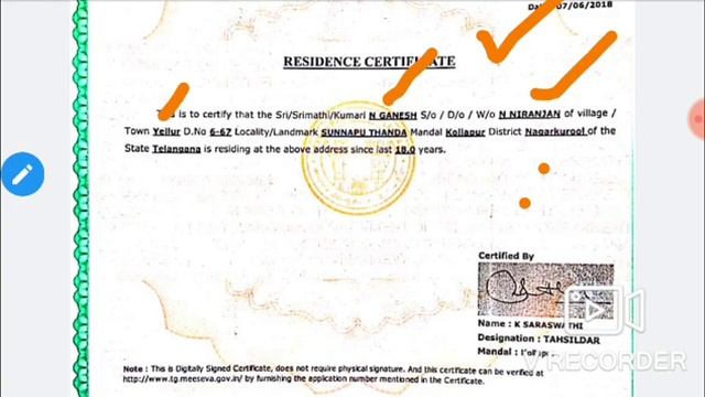 What is the Residence certificate in telugu 2019|How to Gain residence certificate explanation in t смотреть онлайн