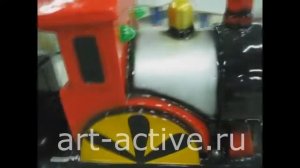 Качалка детская Паровоз Клоун