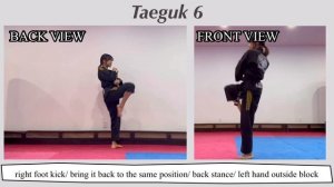 Purple belt/ Taeguek 6 / Poomsae/ Form / Tutorial