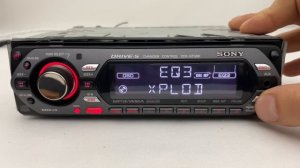 2000s Sony CDX-GT300 Mp3 Aux Drive S Car CD Radio Player / Testing