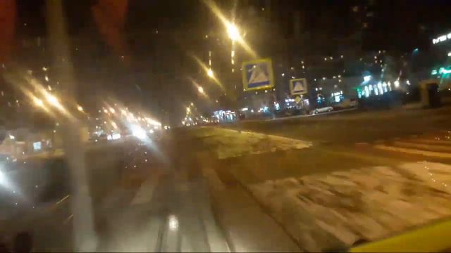 Львів.8 маршрут.Стажировка на трамваї КТ4 СУ.
