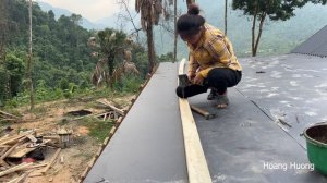 How to build a Balcony, Building a Wooden House (CABIN) | Hoang Huong