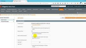 How to create Auction  How to create Acution on admin page Magento